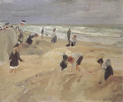 Max Liebermann Beach Seach Scene at Nordwijk (nn02) Germany oil painting art